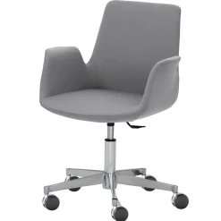 Design Bürostuhl mit Armlehnen in Grau - Iranus^Wohnen Discount