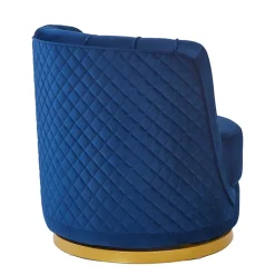 Design Cocktailsessel in Dunkelblau Samt - Sara^Wohnen Hot