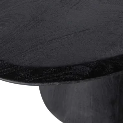 Design Couchtisch in Schwarz Massivholz - Standing^Wohnen