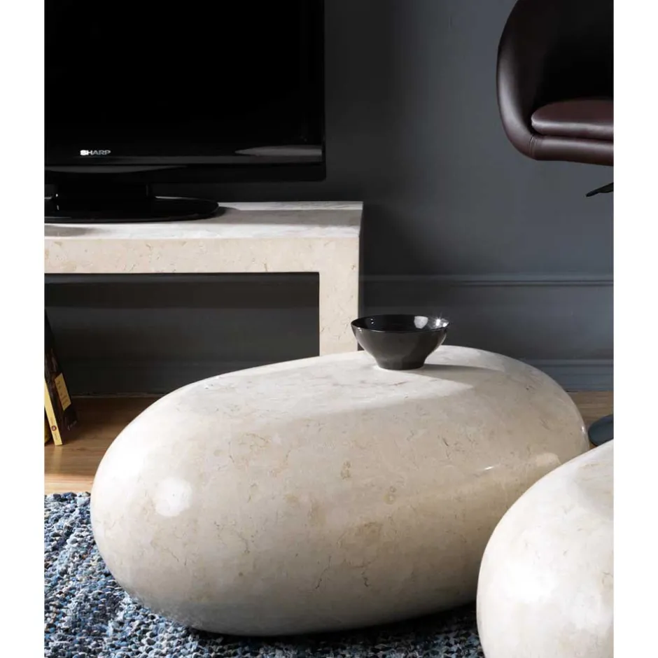 Design Couchtisch Ionella in Creme Weiß^Wohnen Online