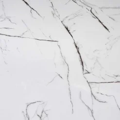 Wohnen Design Couchtisch mit Glasplatte Marmor Optik - Mimdos