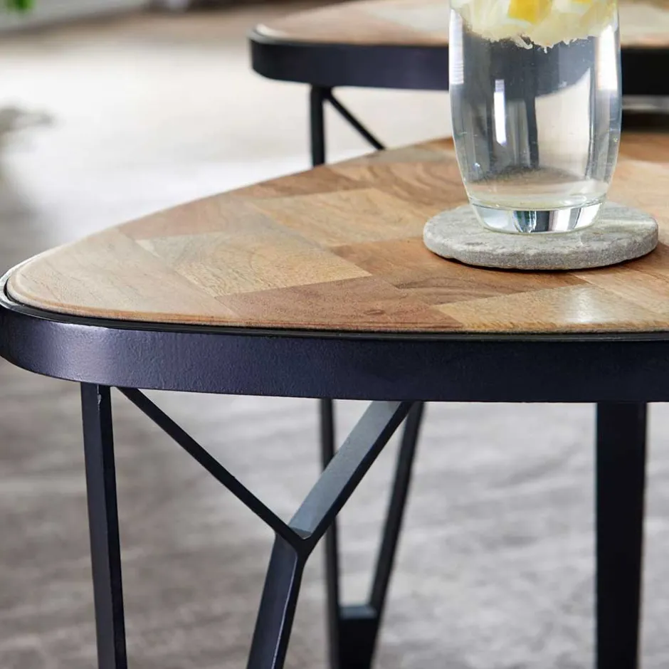 Wohnen Design Couchtische dreieckig - Concoret (zweiteilig)