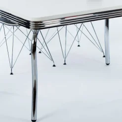 Wohnen Design Essgruppe in Schwarz & Weiß - Candelcero (fünfteilig)