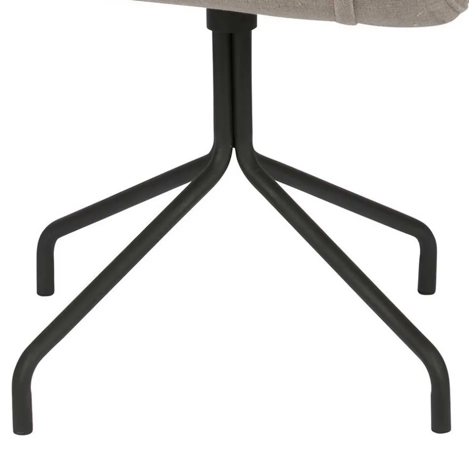 Wohnen Design Esszimmerstuhl in Taupe Lining gepolstert