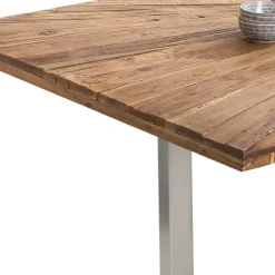 Wohnen Design Esszimmertisch aus Altholz Teak - Liberty