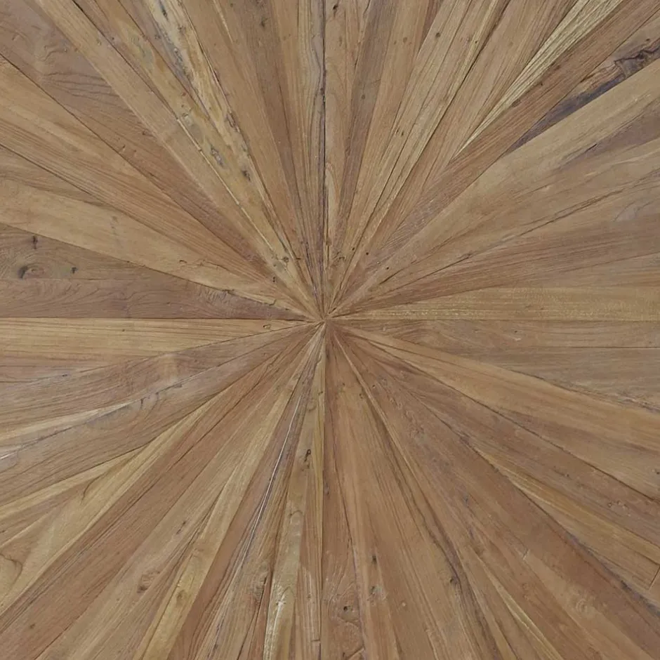 Wohnen Design Esszimmertisch aus Altholz Teak - Liberty