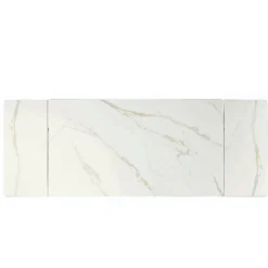 Wohnen Design Esszimmertisch in Marmoroptik - Yoran