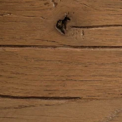 Wohnen Design Esszimmertisch mit Holz Eiche dunkel Venditora & Edelstahl