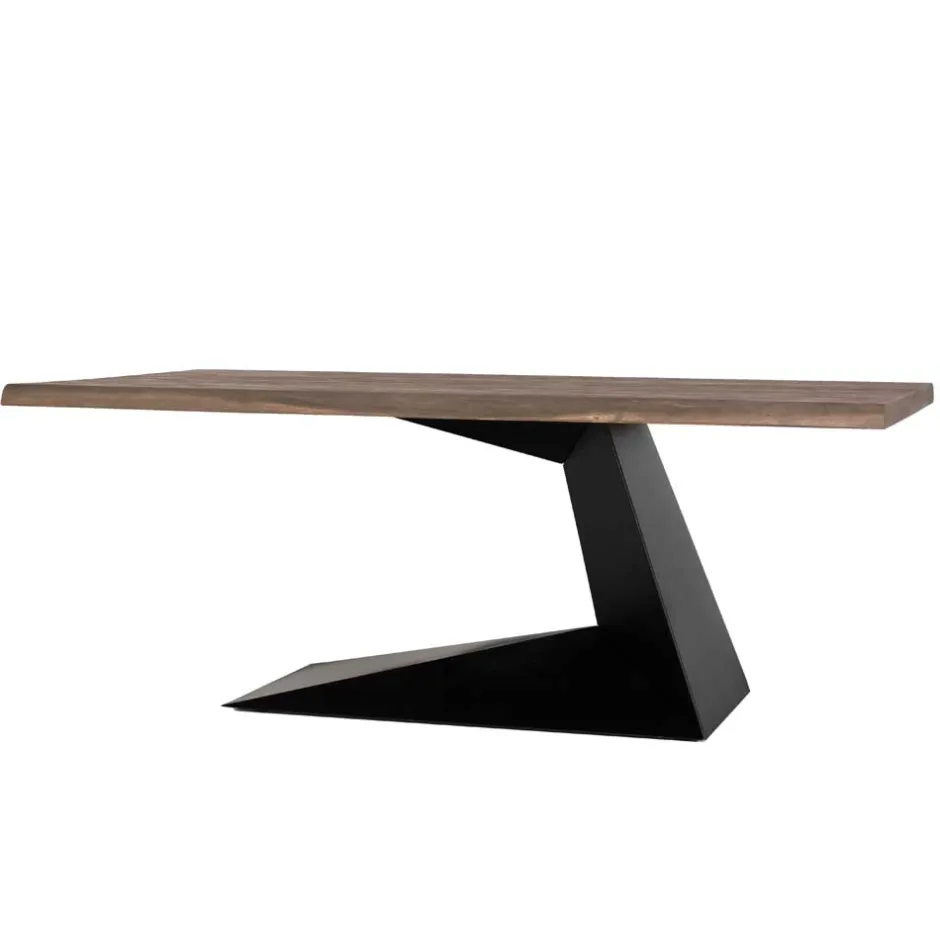 Wohnen Design Esszimmertisch mit Baumkante Akazie - Faunatia