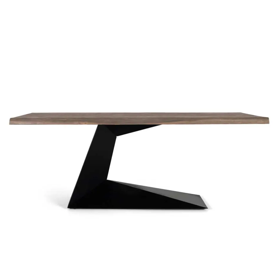 Wohnen Design Esszimmertisch mit Baumkante Akazie - Faunatia