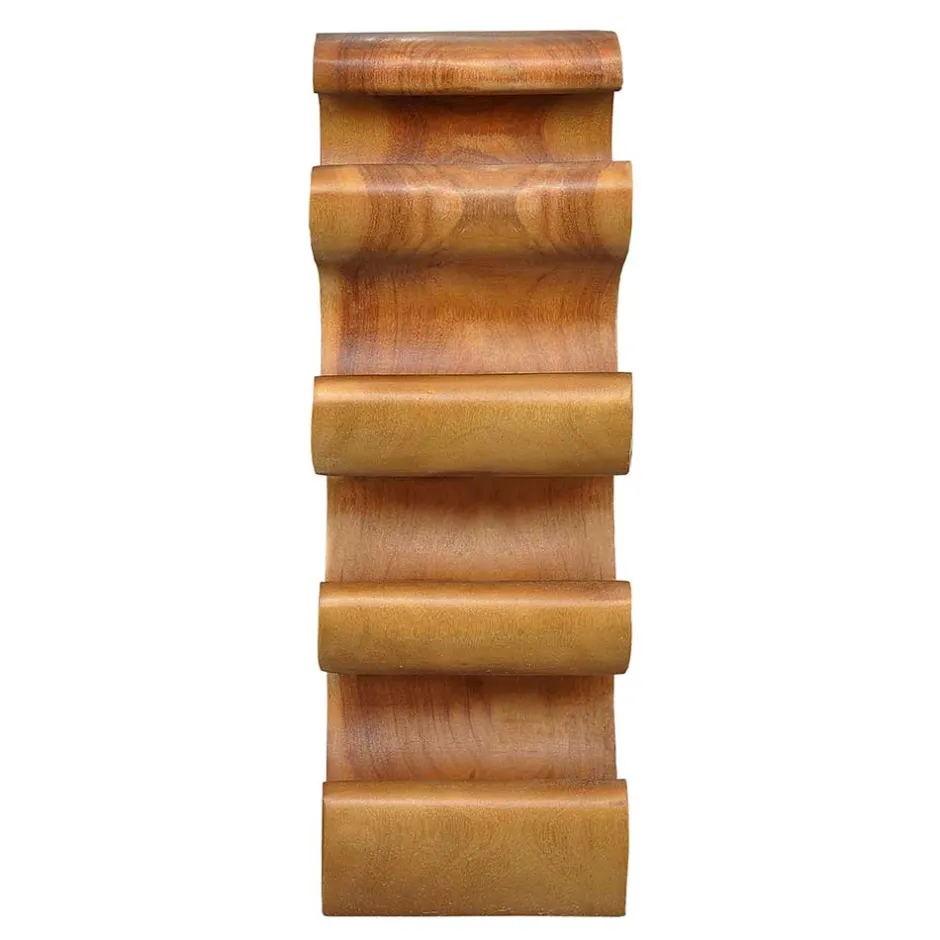 Design Flaschenregal aus Suar Massivholz - Teako^Wohnen Outlet