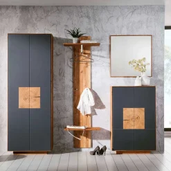 Wohnen Design Flureinrichtung Wildeiche - Mandrey (vierteilig)