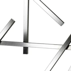 Wohnen Design Garderobe aus gebürstetem Edelstahl - Lomarios