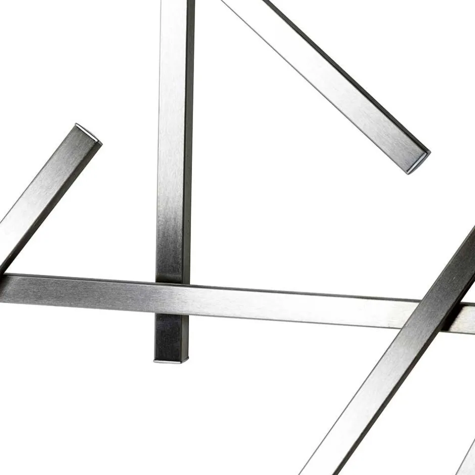 Wohnen Design Garderobe aus gebürstetem Edelstahl - Lomarios