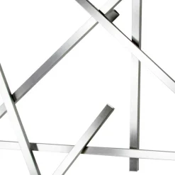 Wohnen Design Garderobe aus gebürstetem Edelstahl - Lomarios