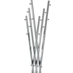 Wohnen Design Garderobe in Chrom mit Weiß - Bicova