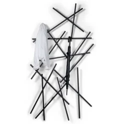 Wohnen Design Garderobe mit 10 Kleiderhaken - Cyliane