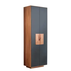 Design Garderobenschrank in Anthrazit Glas - Mandrey^Wohnen Clearance
