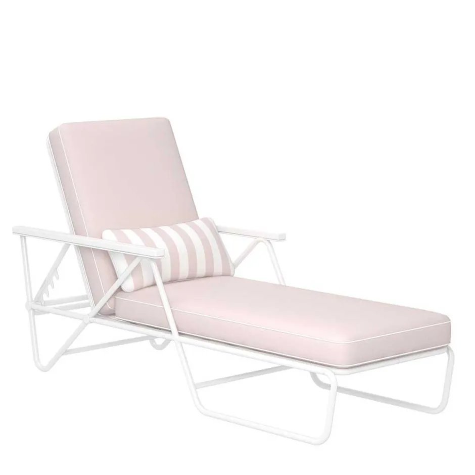 Design Gartenliege in Weiß - Penulata^Wohnen Outlet