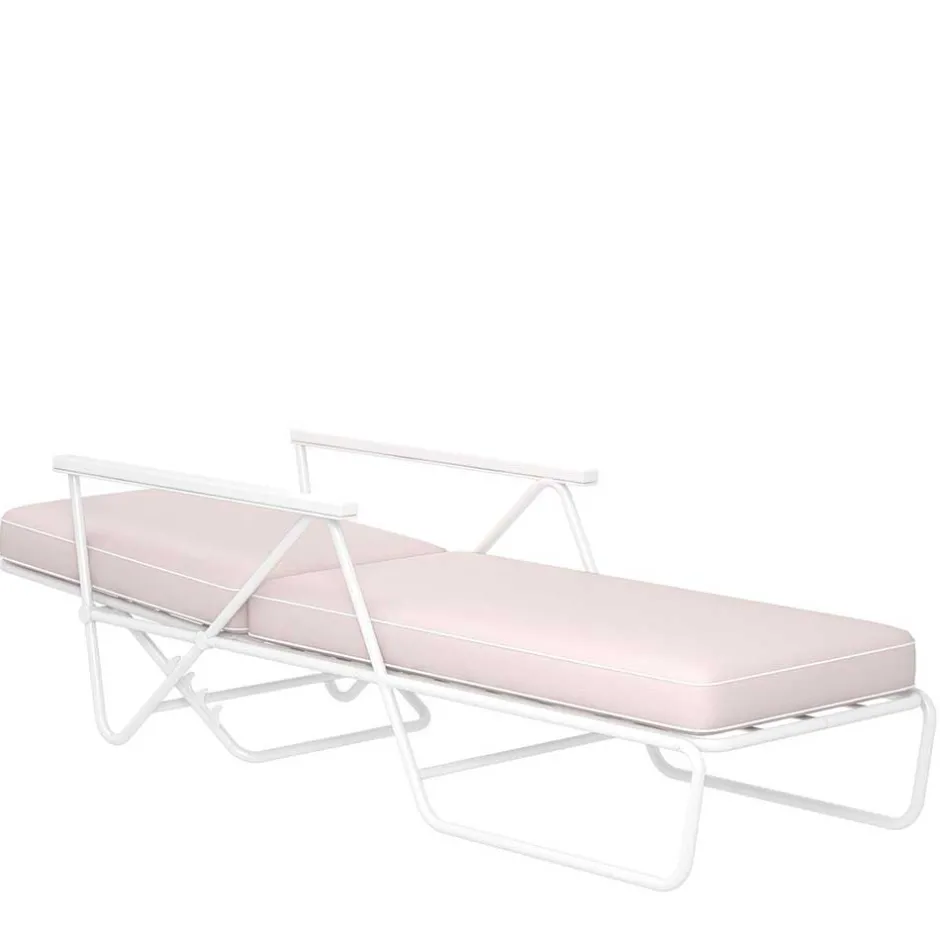 Design Gartenliege in Weiß - Penulata^Wohnen Outlet