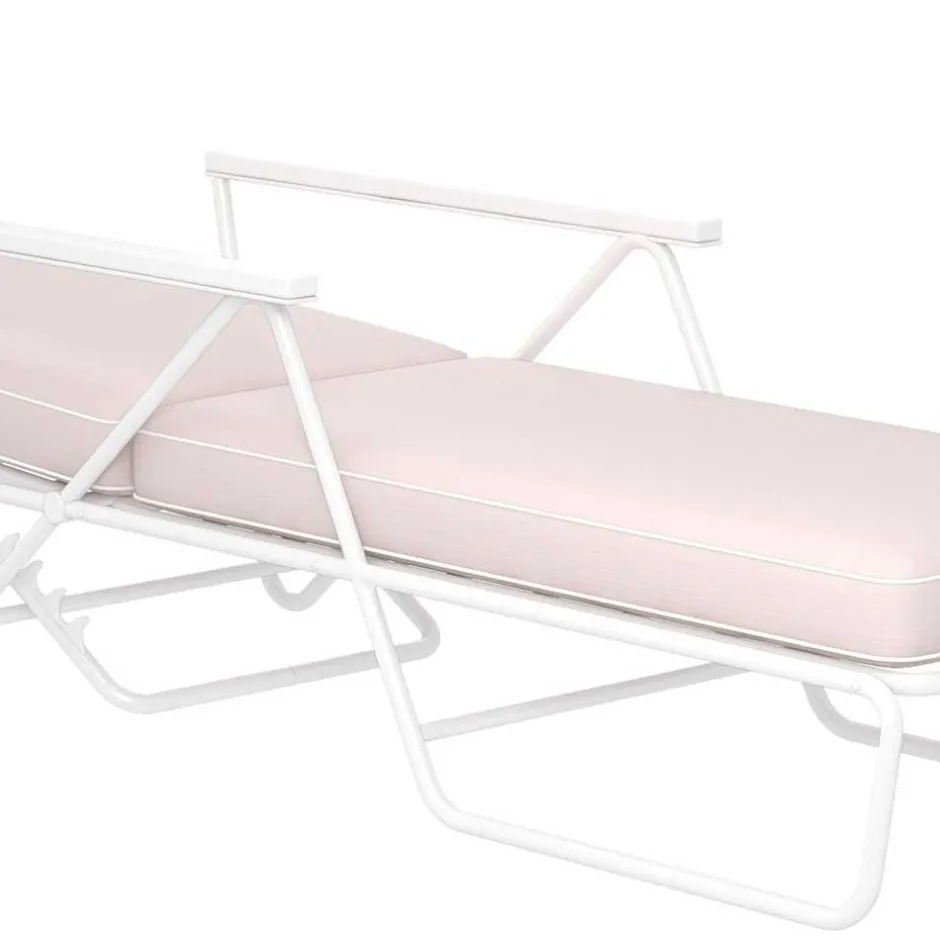 Design Gartenliege in Weiß - Penulata^Wohnen Outlet