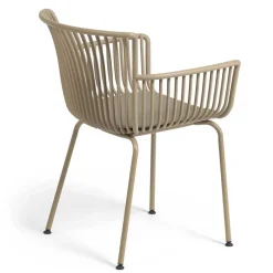 Wohnen Design Gartenstühle in Beige - Lani (4er Set)