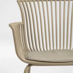 Wohnen Design Gartenstühle in Beige - Lani (4er Set)