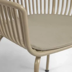 Wohnen Design Gartenstühle in Beige - Lani (4er Set)