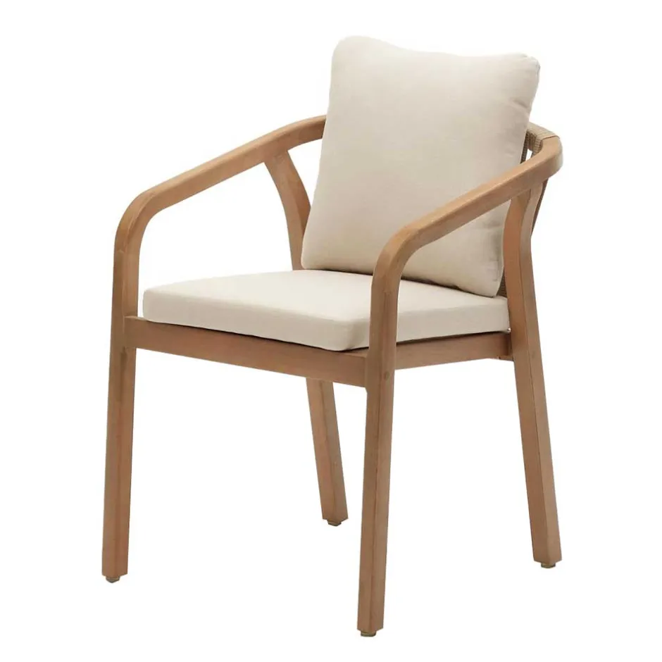 Design Gartenstühle mit Armlehnen - Faneto (4er Set)^Wohnen Online