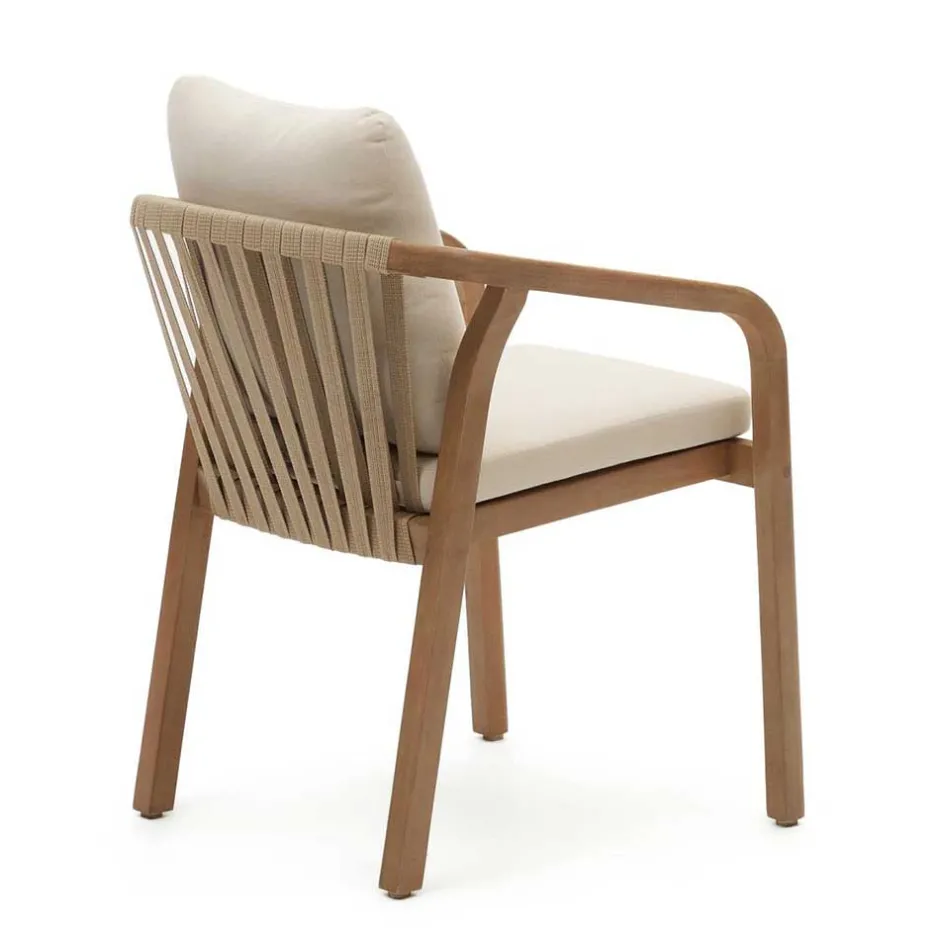 Design Gartenstühle mit Armlehnen - Faneto (4er Set)^Wohnen Online