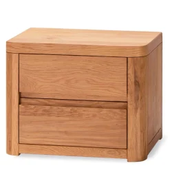 Wohnen Design Himmelbett in Eiche Natur & Weiß - Risa