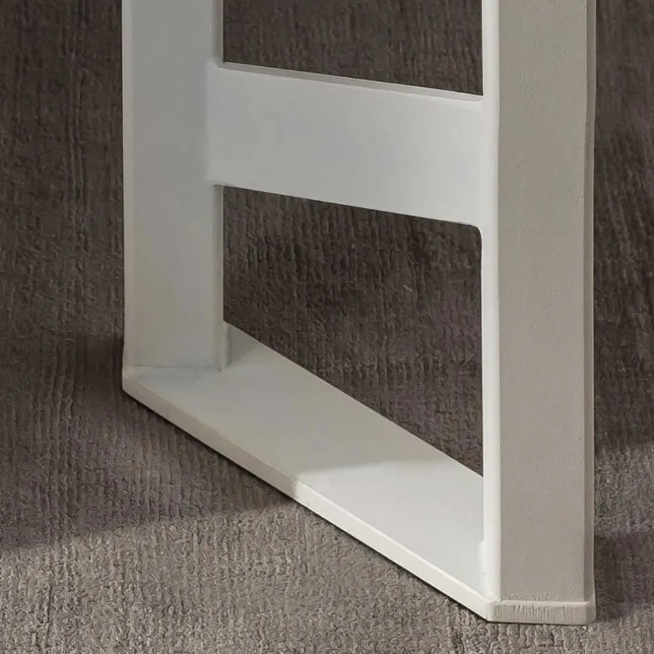 Wohnen Design Himmelbett in Eiche Natur & Weiß - Risa