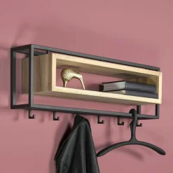 Design Hängegarderobe mit 6 Haken & Fach - Acke^Wohnen Outlet