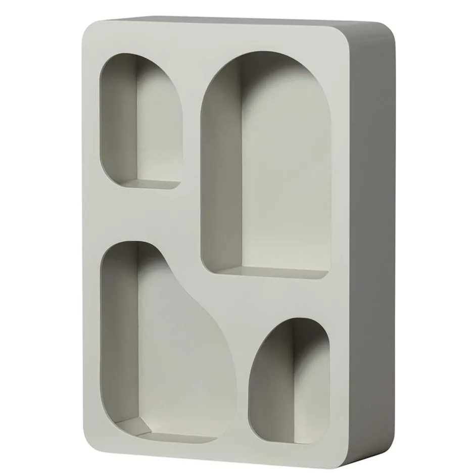 Wohnen Design Hängeregal in Hellgrau - Martinus