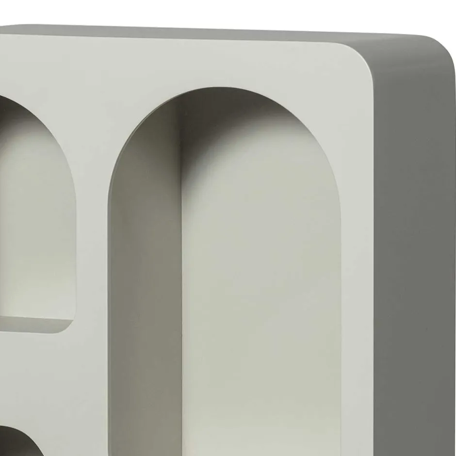 Wohnen Design Hängeregal in Hellgrau - Martinus