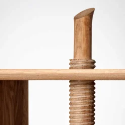 Wohnen Design Holz Beistelltisch drehbar - Julecas