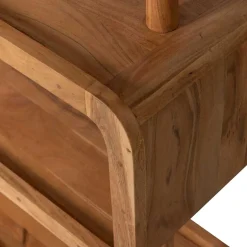 Wohnen Design Holzregal aus Akazie Massivholz - Selrito