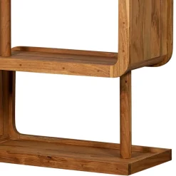 Wohnen Design Holzregal aus Akazie Massivholz - Selrito
