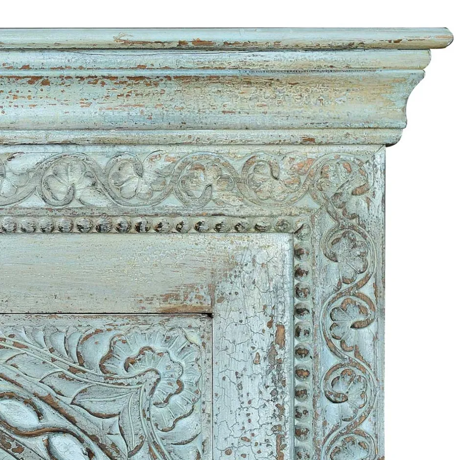 Design Holzschrank in Türkis - Francys^Wohnen New