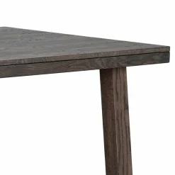 Wohnen Design Holztisch aus Eiche dunkel lackiert und gebürstet - Vedraza