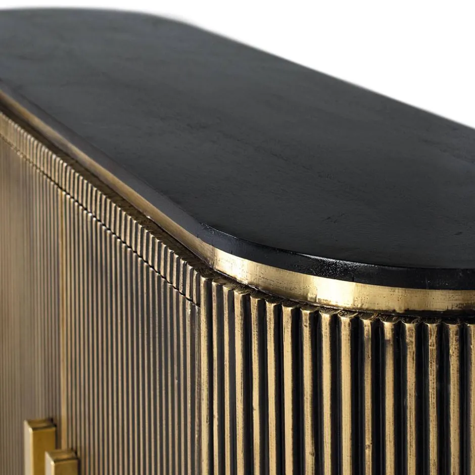 Design Kombi-Kommode mit Marmorplatte - Hayato^Wohnen Best