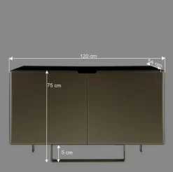 Wohnen Design Kommode mit zwei Türen - Vin