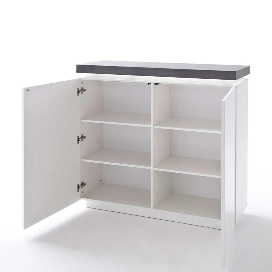 Design Kommode Rebelvo mit dimmbarer LED Beleuchtung^Wohnen