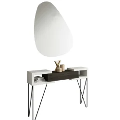 Wohnen Design Konsolentisch & Spiegel Set - Elburg (zweiteilig)