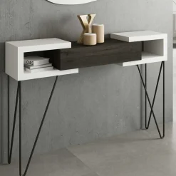 Wohnen Design Konsolentisch & Spiegel Set - Elburg (zweiteilig)