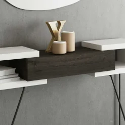 Wohnen Design Konsolentisch & Spiegel Set - Elburg (zweiteilig)