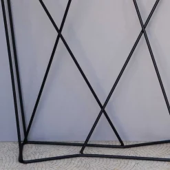 Wohnen Design Konsolentisch aus Stahl in Schwarz - Skadiva