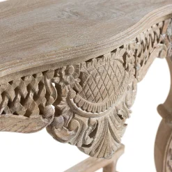 Wohnen Design Konsolentisch in Mangoholz White Wash - Chiety