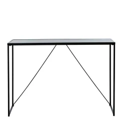 Design Konsolentisch mit Schwarzglas Platte - Burano^Wohnen Sale