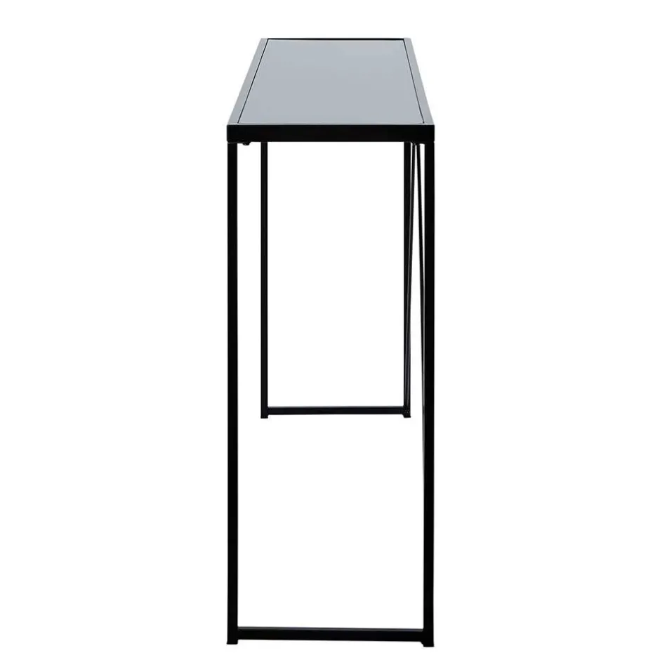 Design Konsolentisch mit Schwarzglas Platte - Burano^Wohnen Sale